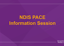 NDIS PACE Information Session